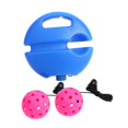thumbnail image 1 of LOVIVER Pickleball Trainer Baseboard with 40 Holes Pickleball Ball Rope for Beginner rose red, 1 of 8