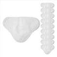 thumbnail image 2 of 10 Pack Replacement Steam Mop Microfiber Cloth Pad for Triangular Drag,10 x Steam Mop,White, 2 of 4