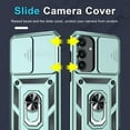 thumbnail image 3 of Cell Phone Cases For Samsung S25 FE Case Built in Slide Camera Lens Cover+Finger Ring Holder Kickstand,Heavy Duty Shockproof Full Body Phone Cover, 3 of 6