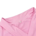 thumbnail image 4 of DPTALR Women Solid Color Off Shoulder Short Sleeve Cross Wrap Ribbed Dress, 4 of 8