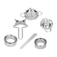 thumbnail image 4 of Sonew Dumpling Maker Press Set, Easy To Clean Dumpling Mould Dumpling Molds For Kitchen For Restaurant For Party, 4 of 8