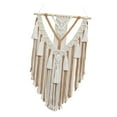 thumbnail image 5 of Handmade Woven Tapestry Macrame Wall Hanging Chic Tassels Wall Decor Woven Tapestry for Bedroom Apartment Nursery Decoration brown, 5 of 9