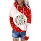 thumbnail image 1 of Tops Navideños Para Mujer, Blusas de Manga Larga, Sudaderas Con Capucha Informales Holgadas Estampadas A La Moda Odeerbi ODB192876, 1 of 5