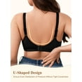 thumbnail image 7 of SHARICCA Minimizer Bra for Womens Plus Size Full Coverage Underwire Bralette 42D, 7 of 7