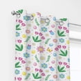 thumbnail image 2 of Coolnut Room Darkening Window Curtains Panels Drapes Easter Flowers and Eggs Thermal Insulated Grommet Blackout Curtains 84x55in 2 Panels, 2 of 4