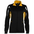 thumbnail image 3 of Holloway Sportswear XL Womens Dedication Jacket Black/Light Gold/White 229331, 3 of 4