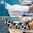 thumbnail image 7 of COEQINE Cow Print Leg Cast Covers Outdoor Leg Protection Cover Foot Cast Cover Reusable Cast Covers for Shower Leg Washable Leg Cast Protector Stylish Cast Socks Cover Medium, 7 of 7