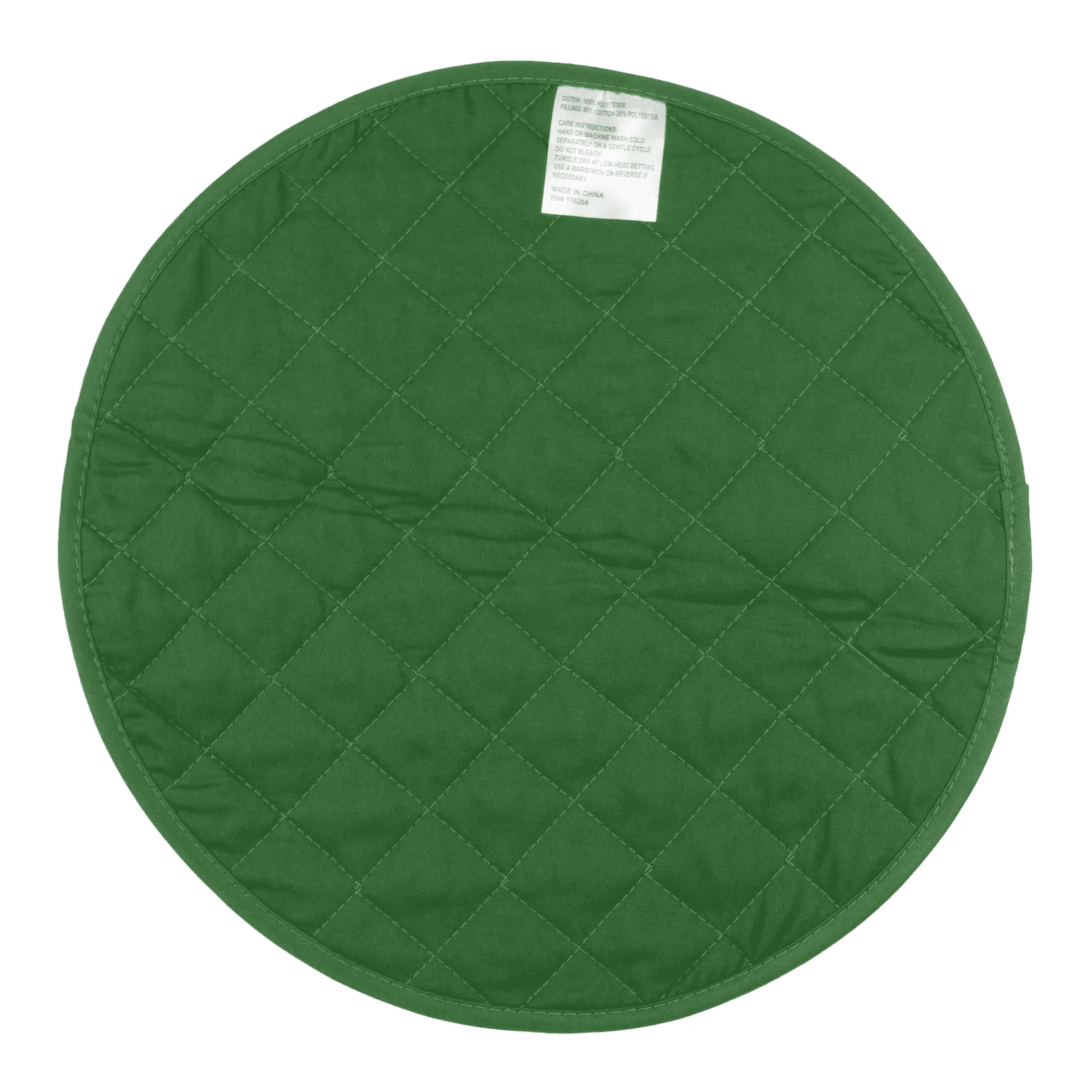 Quilted Hunter Green 5-Piece Placemat Set
