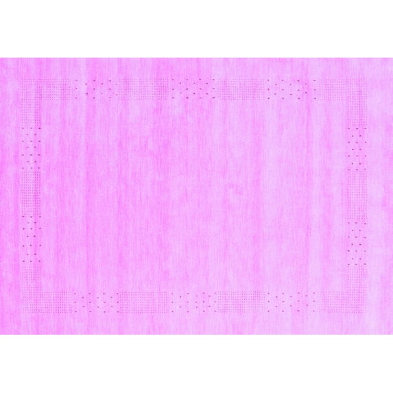 Ahgly Company Indoor Rectangle Abstract Purple Contemporary Area Rugs, 8' x 12'