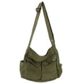 thumbnail image 1 of Large Capacity Canvas Storage Bag Cross Body Bag Single Shoulder Bag for Women, 1 of 6