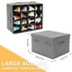 thumbnail image 4 of Organizador de almacenamiento de zapatos FBBABB para armario, 16 pares (gris), 4 of 8