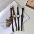 thumbnail image 5 of Reloj cuadrado para mujer para estudiantes de secundaria, temperamento simple de Harajuku, esfera pequeña, estilo artístico retro Mori Girl, 5 of 5