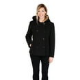 thumbnail image 2 of Women's Fashion Pea Coat With Hood, 2 of 5