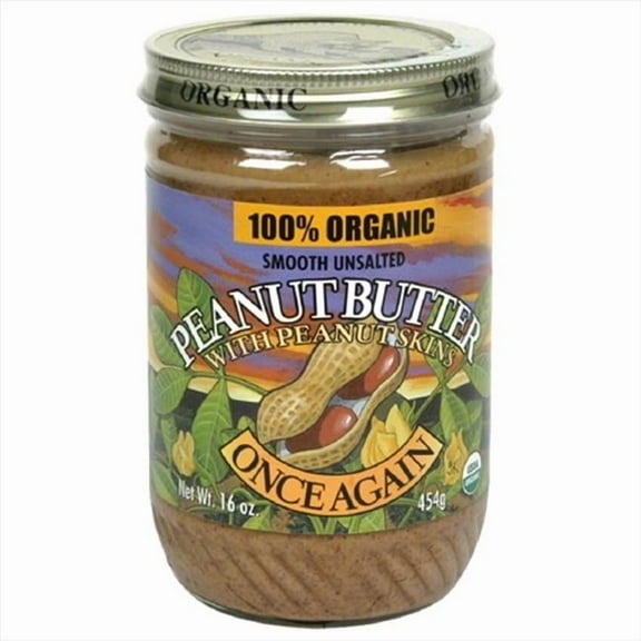 ONCE AGAIN NUT BTTR SMOOTH ORG-16 OZ -Pack of 6