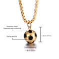 thumbnail image 3 of Collar de fútbol de moda personalizado para celebrar la Copa Europea con cadena ajustable, 3 of 4