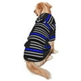 thumbnail image 5 of Distressed Police Style Flag Dog Hoodie Pet Coat for Medium and Large Dogs Daily Use XX-Large, 5 of 7