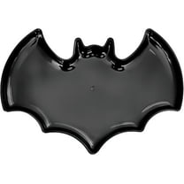 GRUPO MIRANDINHA Black Bat Shaped Serving Tray Tableware Board Platter Halloween Party Decoration Candy Snack