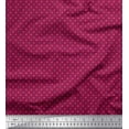 thumbnail image 1 of Soimoi Velvet Fabric Dot & Heart Small Decor Fabric Printed Yard 58 Inch Wide, 1 of 3