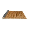thumbnail image 2 of Ahgly Company Indoor Square Abstract Orange Modern Area Rugs, 6' Square, 2 of 4