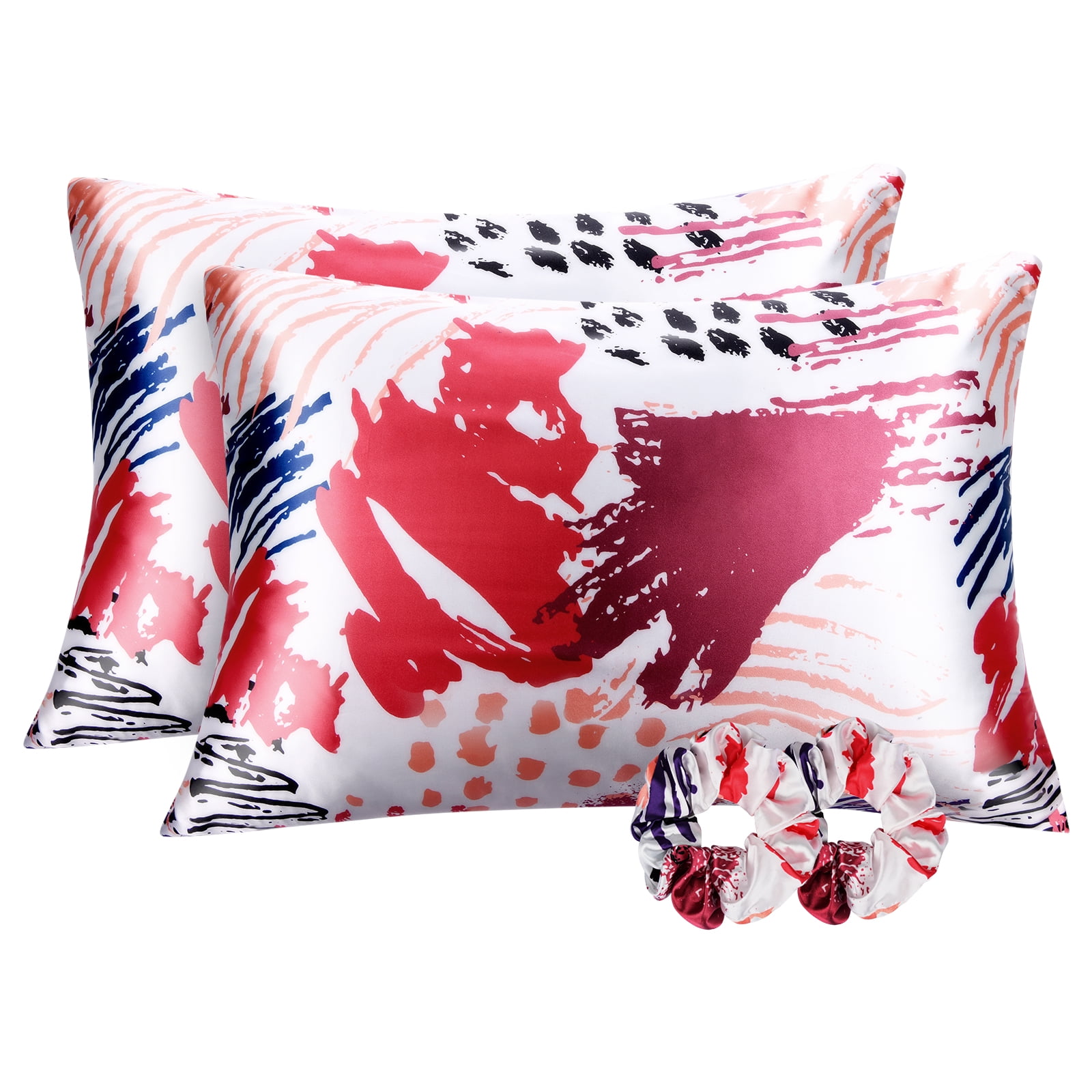 YANIBEST Satin Pillowcase for Hair and Skin Care 2 Pack Silk Pillowcase