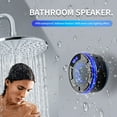 thumbnail image 6 of Bluetooth Shower Speaker, Portable Bluetooth 5.3 Speakers Wireless with Time Display, IP7 Waterproof Speakers with RGB Light, Suction Cup, Mini Stereo Speaker for Bathroom Party Travel Beach Outdoor, 6 of 9