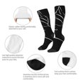 thumbnail image 3 of Fotbe Animal Bulldog Calcetas Divertidas Estampadas para Hombre y Mujer, Calcetas de Algodón hasta la Rodilla para Caminar, Correr, Enfermería y Embarazo, 3 of 6