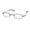 black, variant on TIMEX 4:36 PM TITANIUM LIGHT WEIGHT ADJUSTABLE NOSEPADS EYEGLASS FRAME/GLASSES