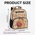 thumbnail image 7 of KUIFORTI Watermelon Capybara Toddler Backpack for Girls Kids School Bag with Multiple Organizer Pockets Adjustable Straps for Preschool Kindergarten Back to School Gifts, 7 of 7