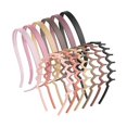 thumbnail image 1 of wonima11 12 Pcs Zig Zag Headbands for Women Claw Comb Sunglasses Headbands Plastic Head Bands with Teeth Glasses Wearers No Pressure No Headache Comfortable Non Slip Head Bands for Women Hair, 1 of 1