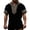 A-Black60, variant on JAJAHO V Neck T Shirt For Men Ethnic Style Print Graphic Tees Casual Short Sleeve Summer Shirts Soft Tops