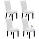 thumbnail image 1 of Juego de 4 fundas elásticas para sillas de comedor, color blanco, 1 of 7