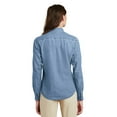 thumbnail image 2 of Port & Company ® - Ladies Long Sleeve Value Denim Shirt. LSP10, 2 of 2
