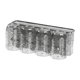 thumbnail image 4 of Portacepillos de dientes Organizador de cepillos de dientes con juego de vasos Fácil de instalar Ahorra espacio 4 tazas gris, 4 of 9