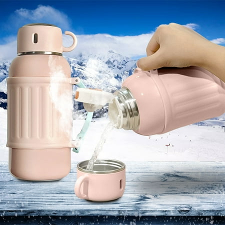 

Wuztai Holiday Savings ClearanceCoffee Tumbler (Pink) Coffee Mug Sulated Gallon Jug With Handle Stainless Steel Large Double Vacuum Water Bottle For Hot Cold Drinks Wide Mouth