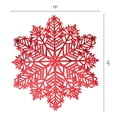 thumbnail image 6 of Unique Bargains Set of 6 Snowflake Shape Placemats Kitchen Table Mat Red, 6 of 6