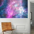 thumbnail image 3 of Idea4wall 5pcs Vibrant Pink Andromeda Galaxy Stick Wallpaper Removable Wall Murals Large Wall Stickers for Home Decoration, 48"x120", 3 of 5