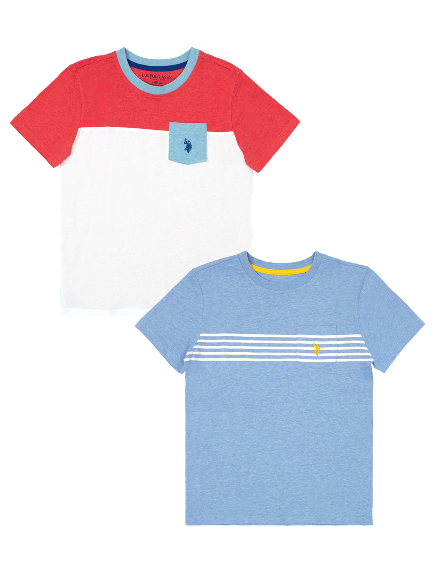 U.S. Polo Assn. Boys Fashion TShirt, 2Pack, Sizes 418