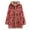 Red, variant on IROINNID Women's Autumn And Winter Warm Mid-Long Coat Print Hoodie Overcoat Long Sleeve Outwear, Red