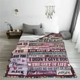 thumbnail image 3 of to My Daughter Throw Blanket Birthday Gifts Ultra-Soft Micro Fleece Blankets for Bed Couch Travel Beach 50"x60", 3 of 6