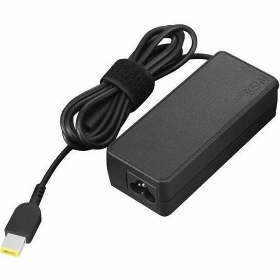 Lenovo ThinkCentre 65W AC Adapter (Slim Tip) - 65 W - 120 V AC, 230 V AC Input - Black