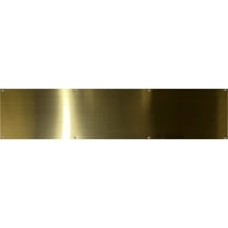 Don-Jo 90 Metal Kick Plate, Brass Tone Finish, 36 Width x 6 Height