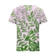 thumbnail image 5 of Fiudx Ofertas Del Día Camisa de Manga Corta para Mujer con Camiseta Informal con Botones Estampados, 5 of 5