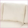 thumbnail image 4 of U-Shaped 6-Seater Corduroy Corner Sofa with Storage & USB – Ideal for Living Room/Office | Beige | Square Arms | Polyester, 4 of 26