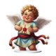 thumbnail image 1 of Uuiauoio Valentine's Day Decorations 2D Acrylic Angel Desktop Statue Cupid/Couple Valentine's Day Figurine Romantic Decoration Table Home Party Ornaments, 1 of 6