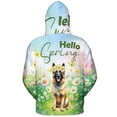 thumbnail image 2 of Belgian Malinois Hello Spring Time Flower Floral Nature All Over Print 3D Hoodie Unisex Merch Hoodies Sheepdog Dog Lover Gifts - 02031, 2 of 6