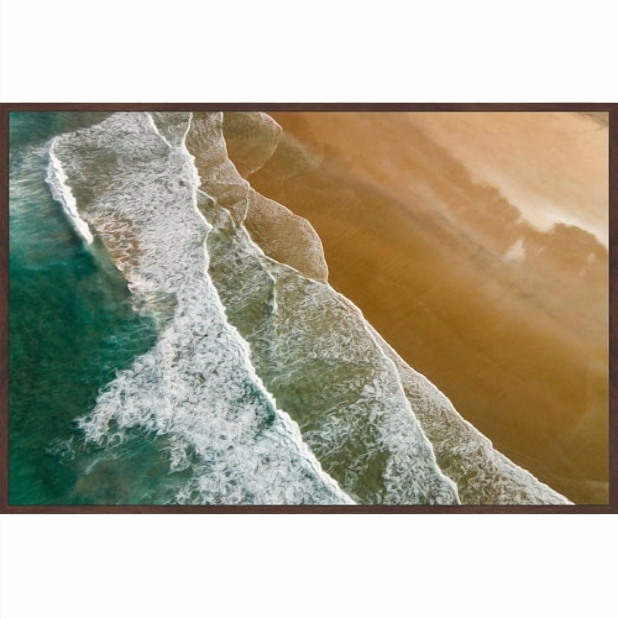 Marmont Hill "Rolling Tide" by Karolis Janulis Painting Print on Wrapped Canvas