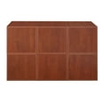 thumbnail image 4 of Niche Cubo Storage Set - 6 Cubes and 3 Canvas Bins- Warm Cherry/Black, 4 of 8