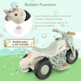 thumbnail image 4 of Costway 6V Kids Bubble Car Electric Ride on Motorcycle with Music Button & LED Headlight Beige, 4 of 9