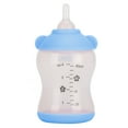 thumbnail image 2 of Biberones de agua de seguridad para perros y gatos recién nacidos, juego de lactancia, fácil limpieza, color azul, 2 of 12