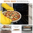 thumbnail image 5 of 5 round pizza stone sets, 13 'Pizza stone for the oven and pizza peel (oak), 5 of 5